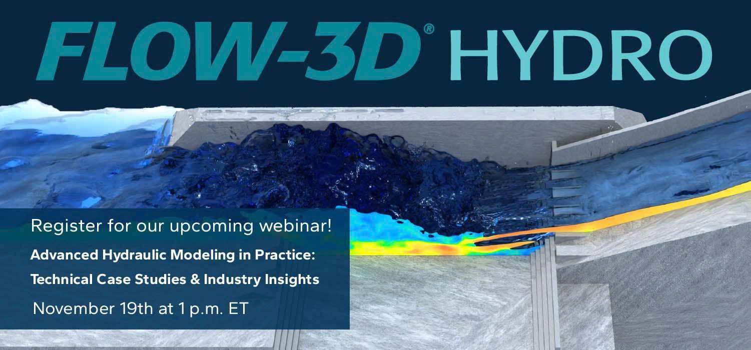 RATC VN | Giới thiệu Webinar quốc tế: Nâng tầm mô hình CFD cùng FLOW-3D HYDRO